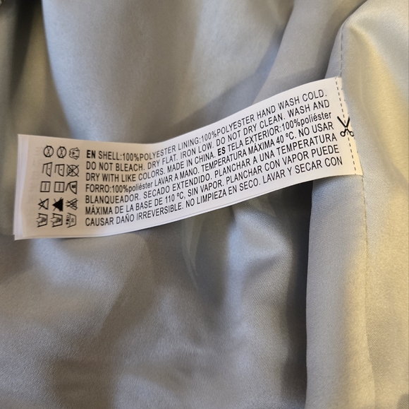 🔥🔥🔥SALE🔥🔥🔥NWT Forever 21 Faux Suede Baby Blue Jacket - Picture 5 of 5